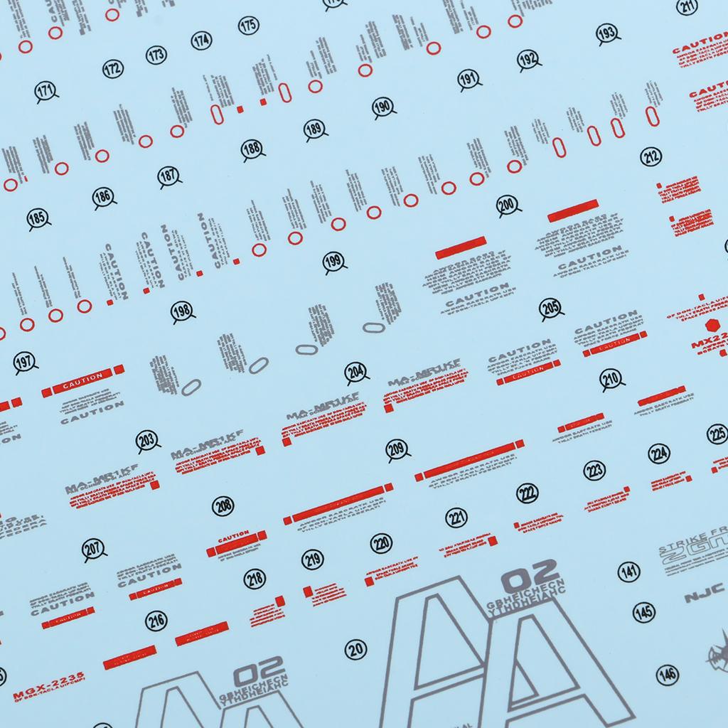 Waterslide Decal Paper - 워터슬라이드 종이 모델 스티커 피규어 데칼