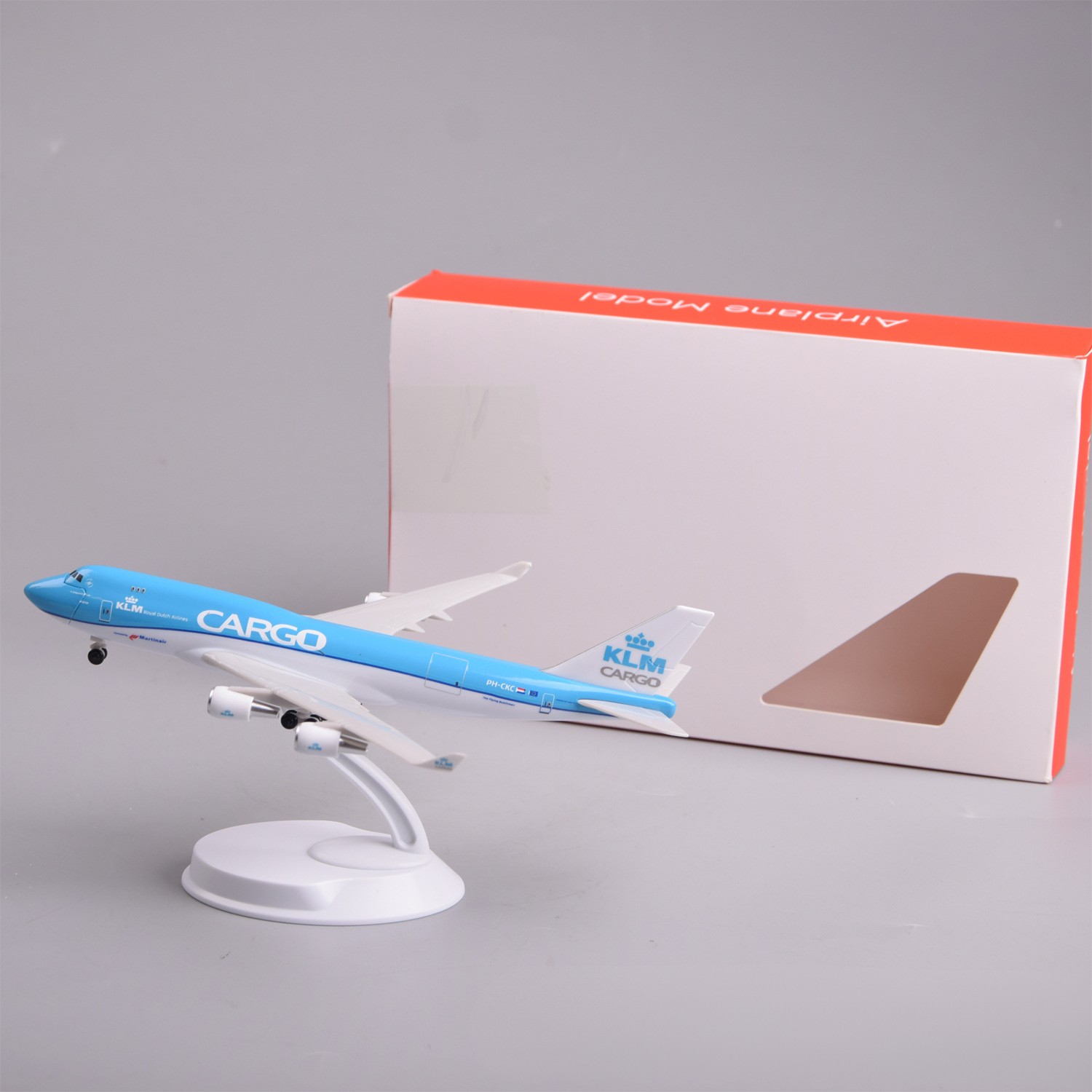 Model Kit Plane - 20cm 미니어처 항공기 KLM B747 화물기