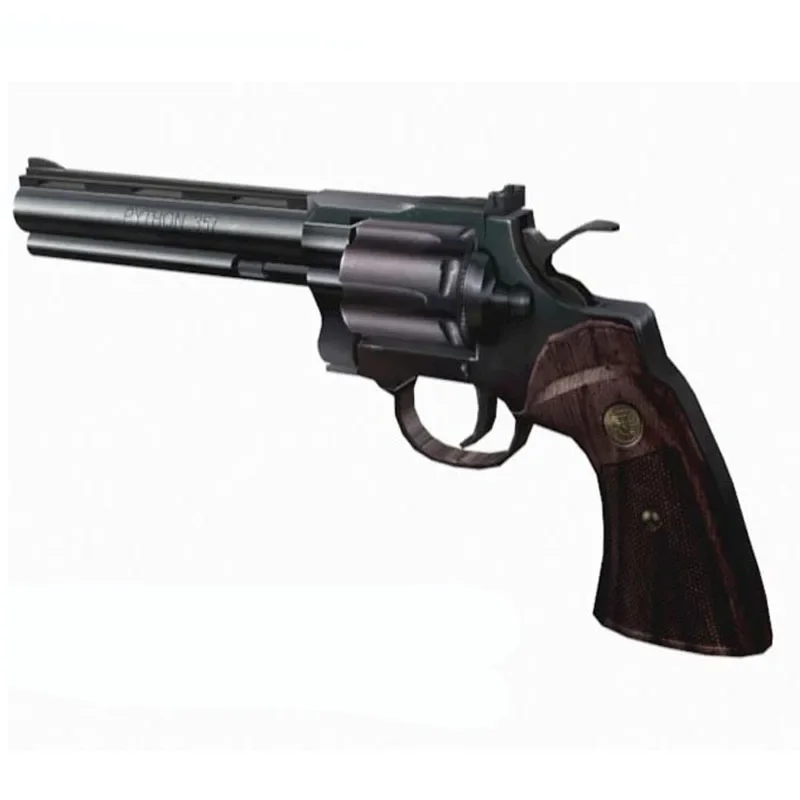 Model Kit Revolver - 1:1 리볼버 파이썬 건 3D 종이