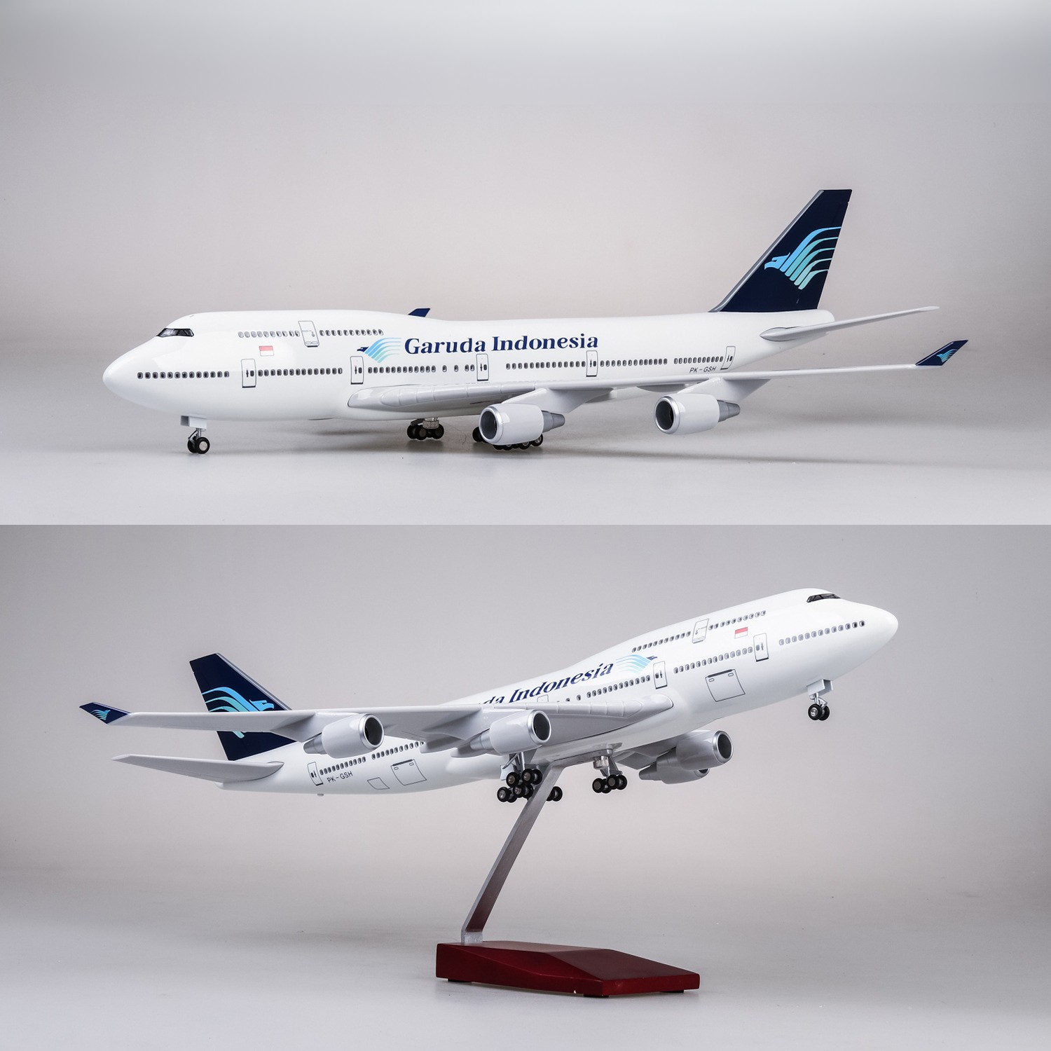 Model Kit Indonesia - 1/150 대형 47cm 가루다 인도네시아 B747