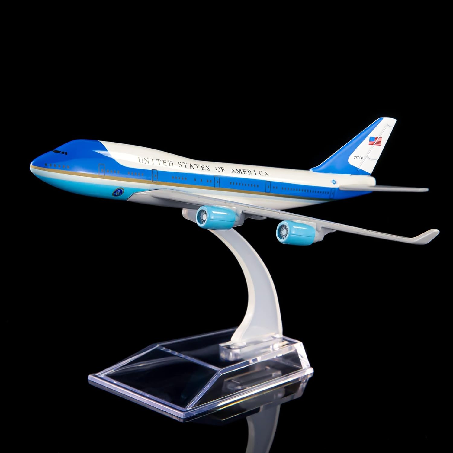 Model Kit Plane - 1/400 스케일 16cm 에어포스원 B747 금속