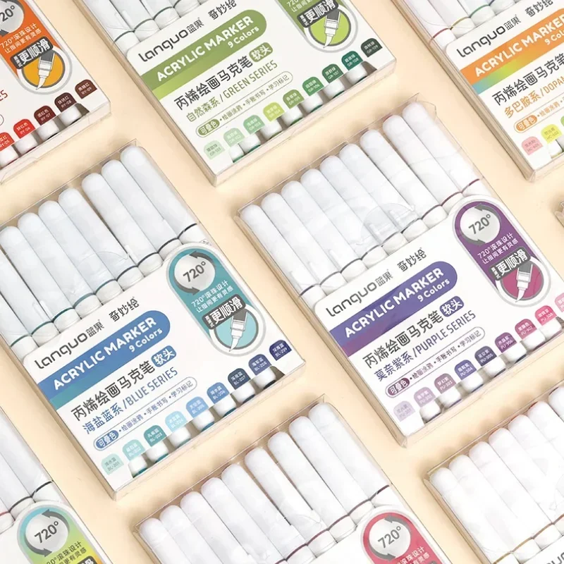 Model Kit Markers - LANGUO 171/9 색상 직접 사용 가능한