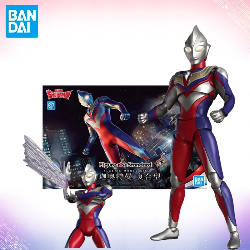Model Kit Ultraman Tiga - 반다이 오리지널 정품 박스형 피규어 울트라맨