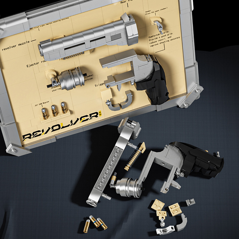 Model Kit Revolver - 559 PCS 리볼버 모델 키트, 가정