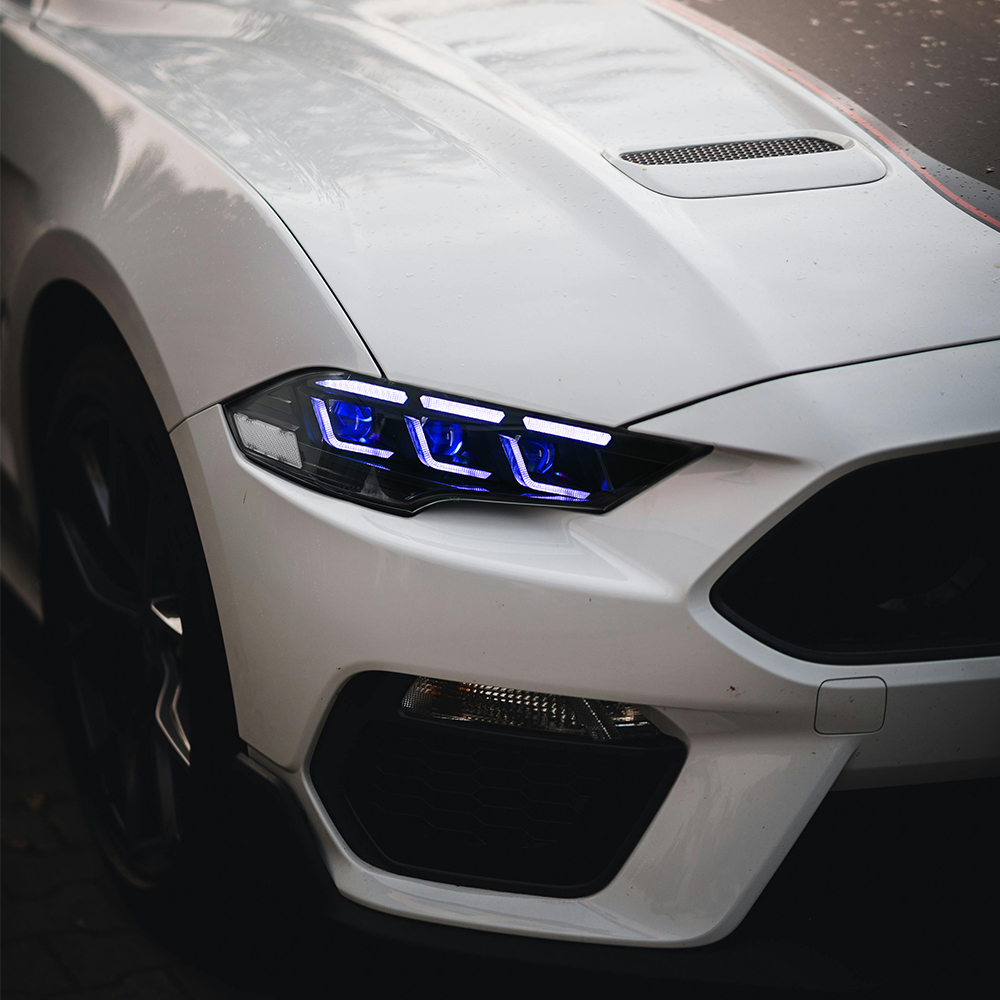 포드 머스탱 헤드라이트용 DRL 데빌스 아이즈 프로젝터 - Model Kit Mustang 리뷰 및 가격