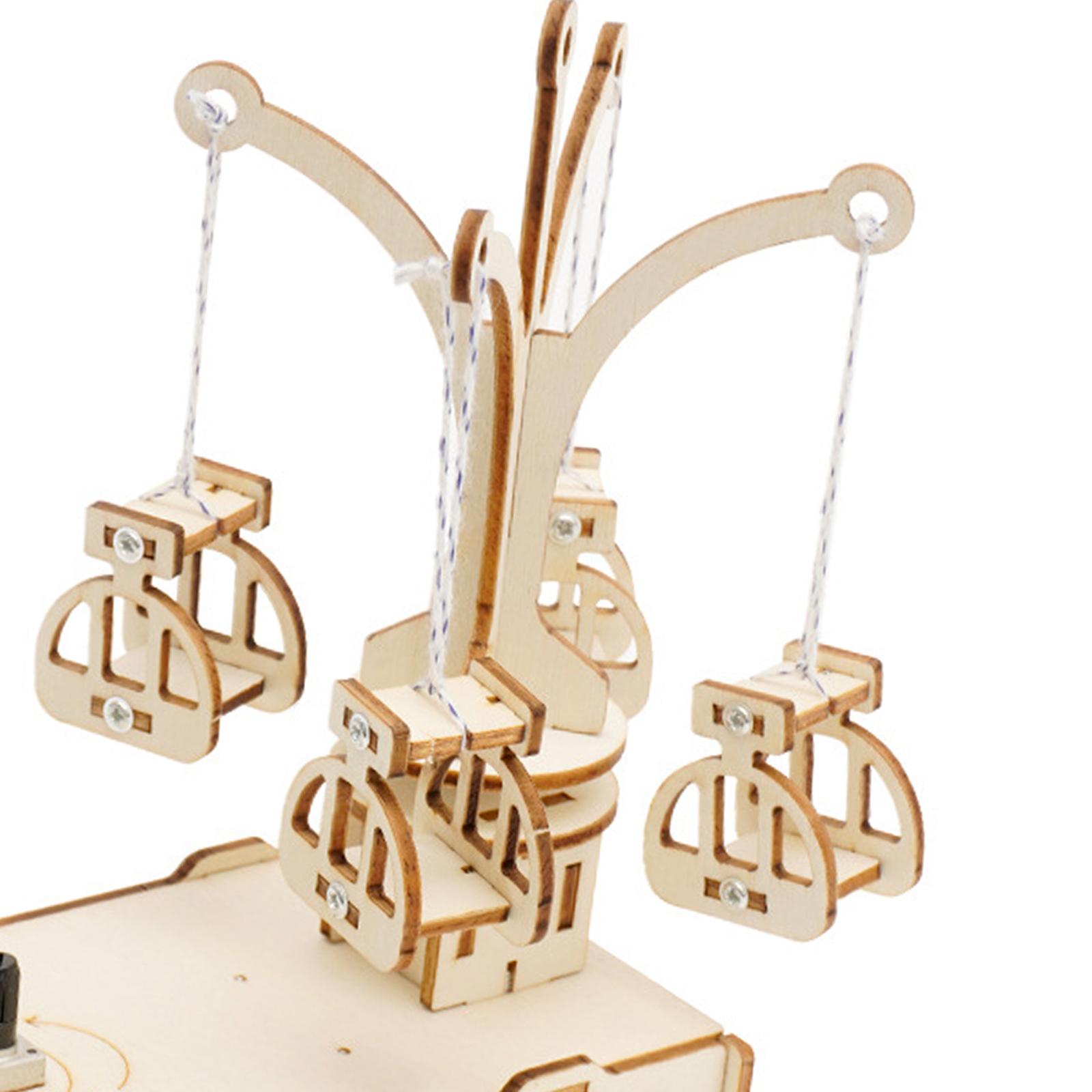 어린이 교육 활동을 위한 나무 회전 의자 모델 DIY  - Model Kit Revolver 리뷰 및 가격