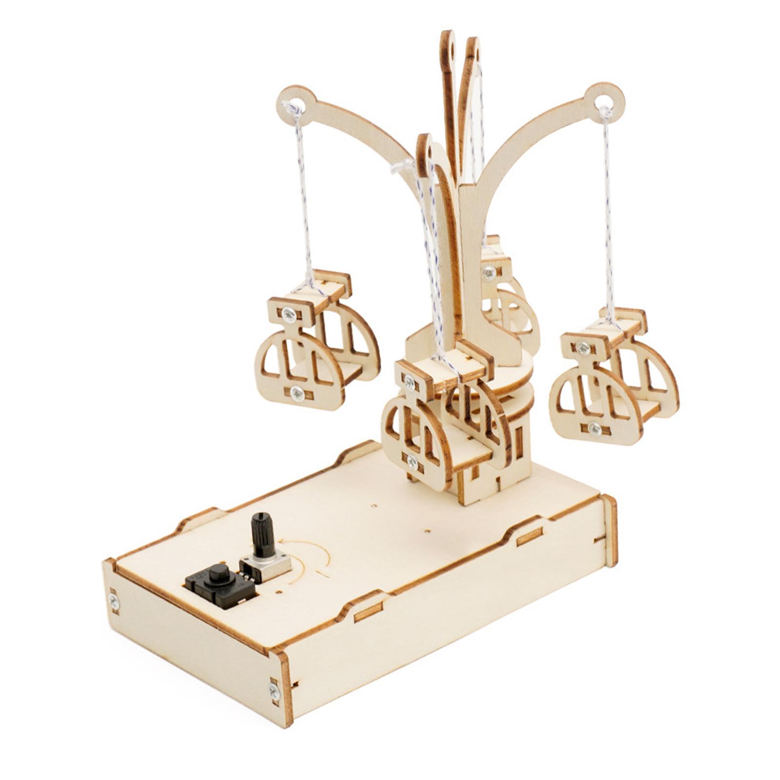 어린이 교육 활동을 위한 나무 회전 의자 모델 DIY  - Model Kit Revolver 리뷰 및 가격