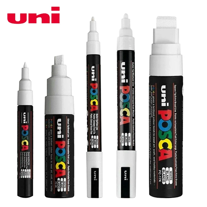 포스카 화이트 마커 브러시, 영구 방수 비퇴색 고광택  - Model Kit Markers 리뷰 및 가격
