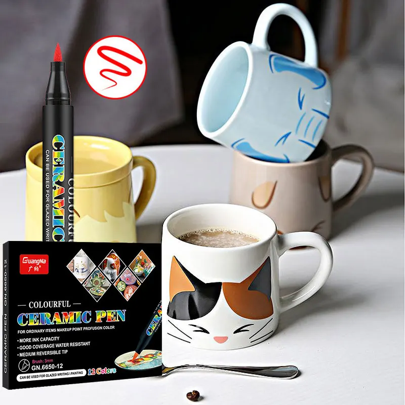 GN 12/24색 고온 오븐 베이킹 세라믹 마커 펜 세 - Model Kit Markers 리뷰 및 가격