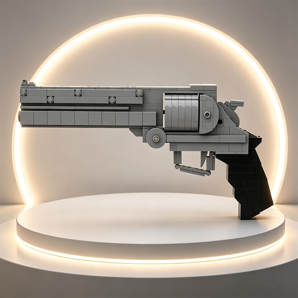 MOC 빌딩 블록 소형 입자 권총 모델 창의적인 총 조 - Model Kit Revolver 리뷰 및 가격