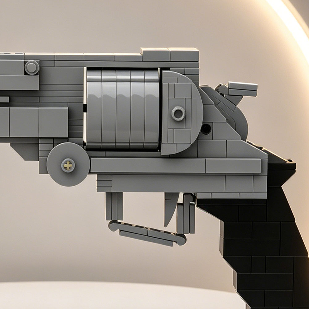 MOC 빌딩 블록 소형 입자 권총 모델 창의적인 총 조 - Model Kit Revolver 리뷰 및 가격