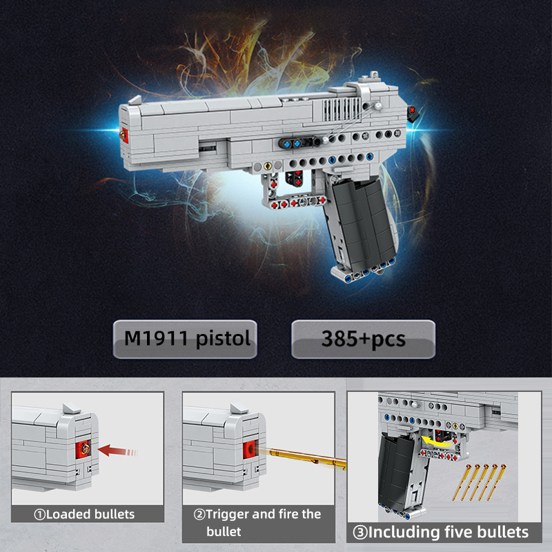군사 WW2 사막 독수리 회전 권총 98K 총 모델 빌 - Model Kit Revolver 리뷰 및 가격