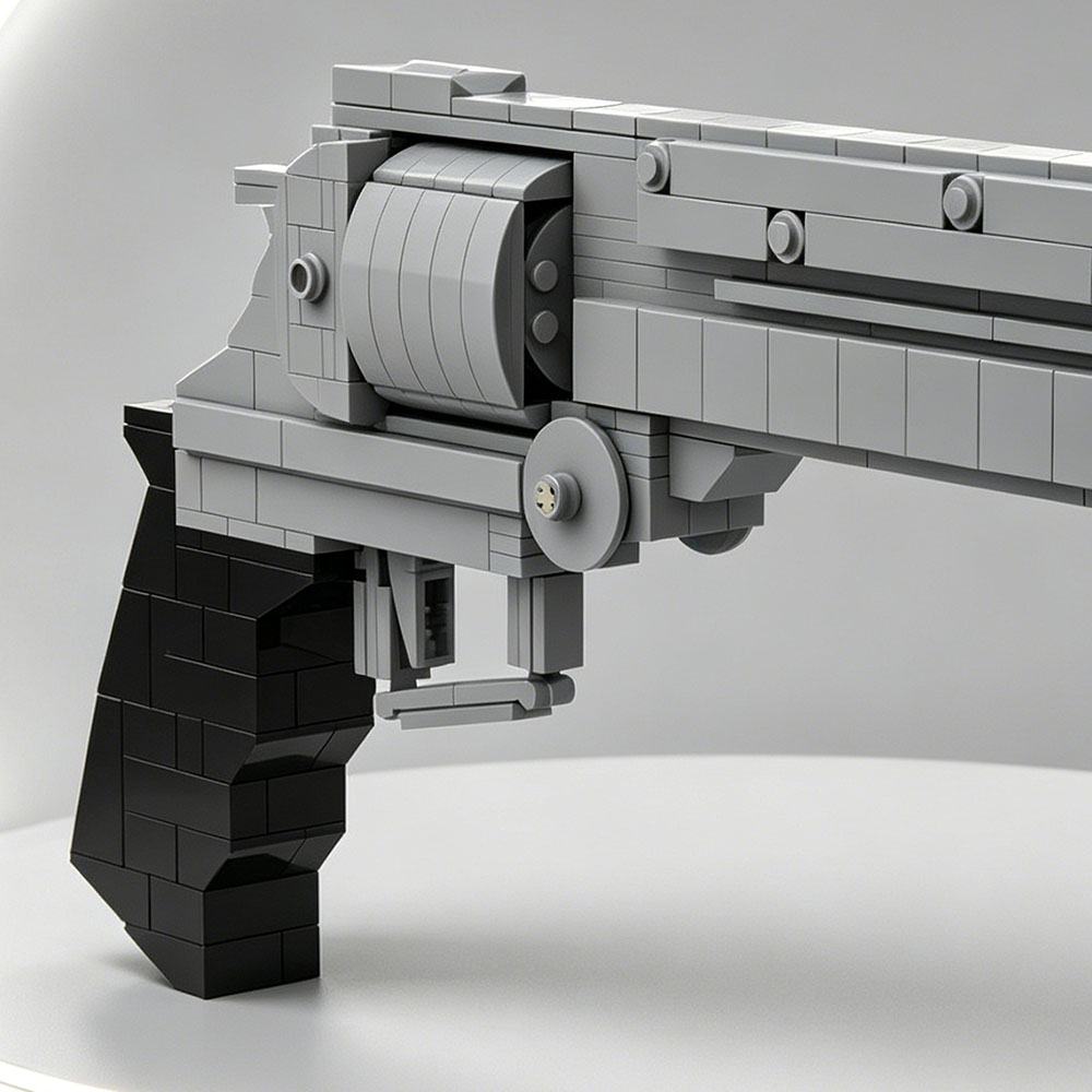 MOC 신형 리볼버 모델 키트 창의적인 권총 수집 장식 - Model Kit Revolver 리뷰 및 가격
