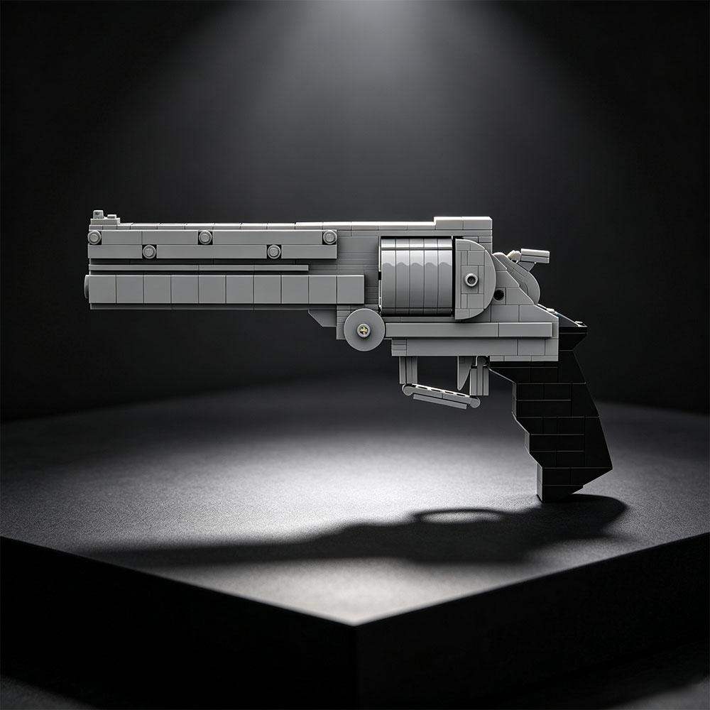 MOC 신형 리볼버 모델 키트 창의적인 권총 수집 장식 - Model Kit Revolver 리뷰 및 가격