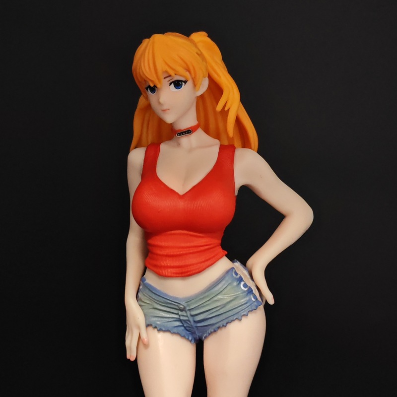 22cm EVA 아스카 랭글리 여름 캐주얼 버전 애니메 - Model Kit Eva 02 리뷰 및 가격