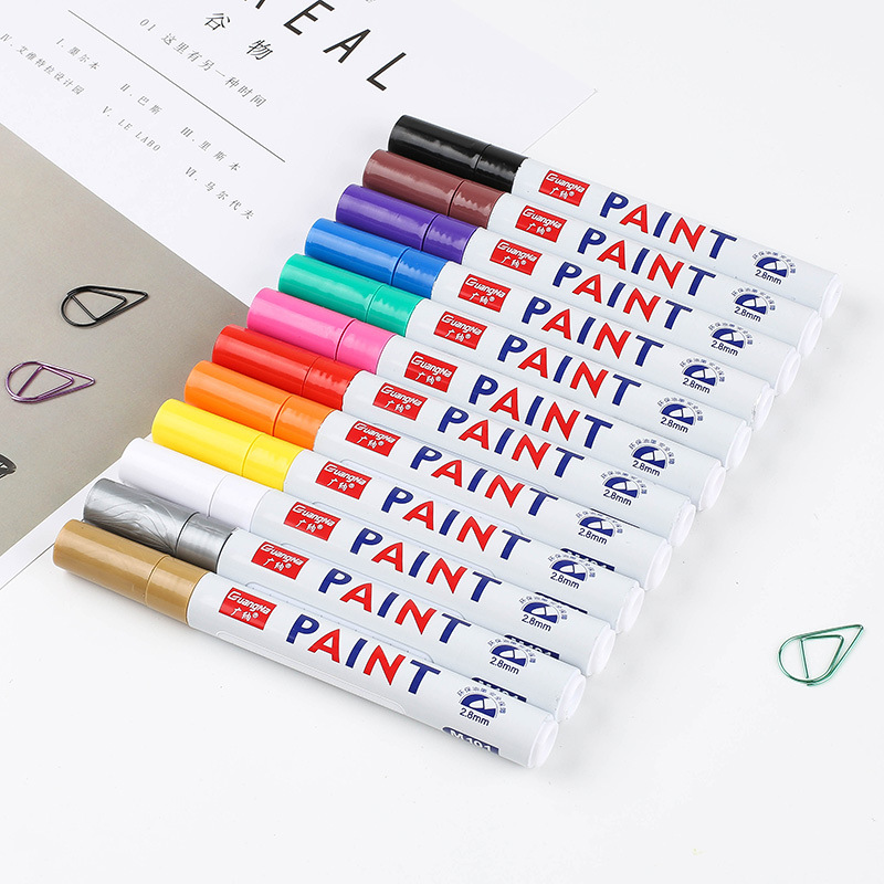 12Pcs 흰색 페인트 마커 펜 영구 오일 기반 페인트 - Model Kit Markers 리뷰 및 가격