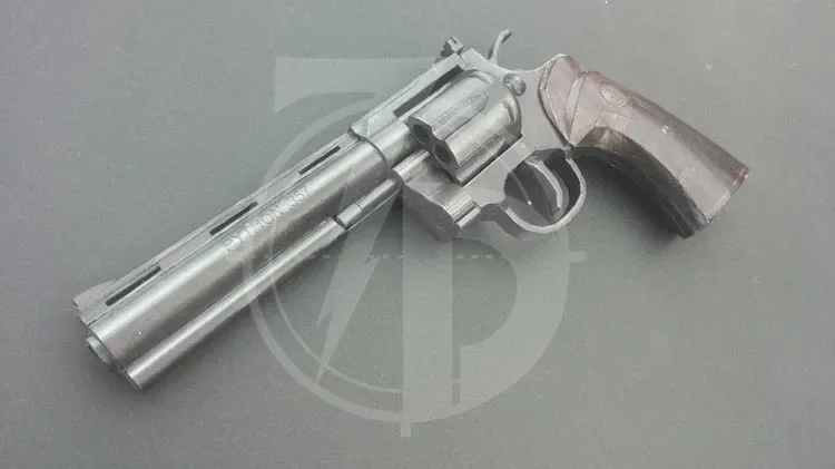 1:1 리볼버 파이썬 건 3D 종이 모형 DIY 수제  - Model Kit Revolver 리뷰 및 가격