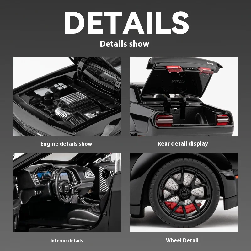 1:24 닷지 챌린저 SRT Hellcat Redeye - Model Kit Mustang 리뷰 및 가격