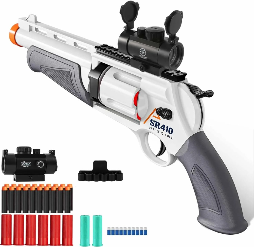 수동식 소프트 총알 쉘 발사 리볼버 에어소프트 라이플  - Model Kit Revolver 리뷰 및 가격