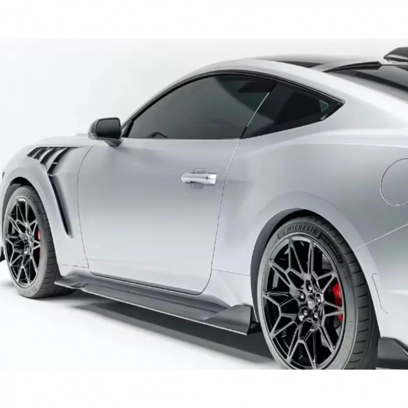 고품질 카본 파이버 자동차 사이드 스커트 개조 바디 키 - Model Kit Mustang 리뷰 및 가격