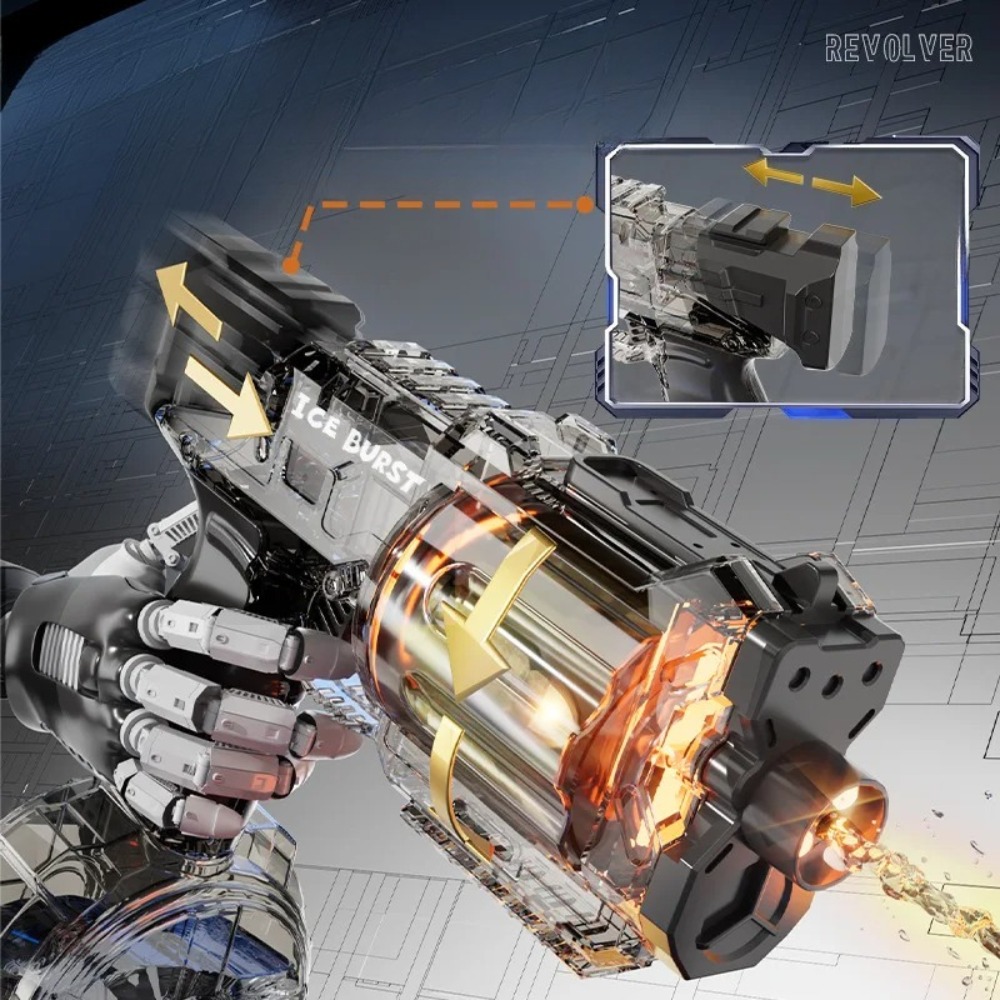 TK 핫！다채로운 조명과 음향 효과가 있는 전기 리볼버 - Model Kit Revolver 리뷰 및 가격