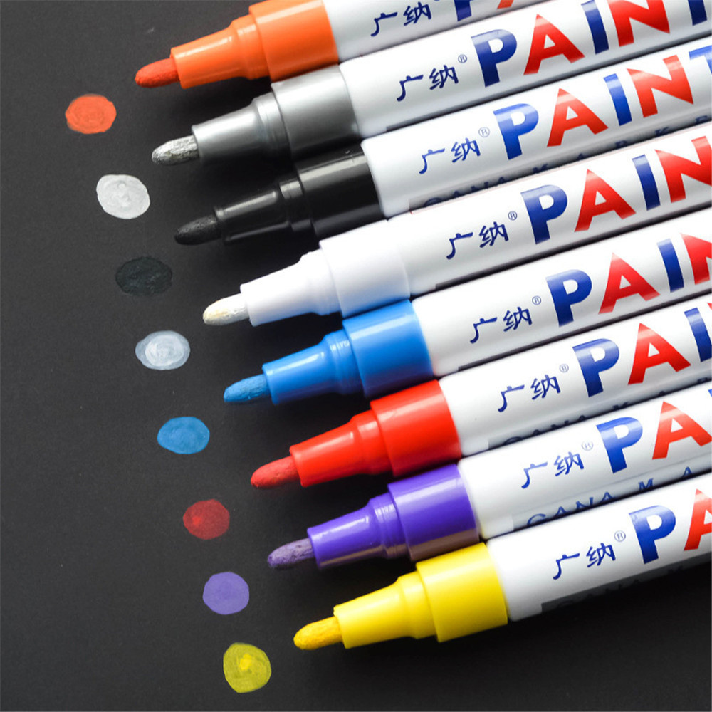 12 색 영구 방수 마커 자동차 터치 업 페인트 펜,  - Model Kit Markers 리뷰 및 가격