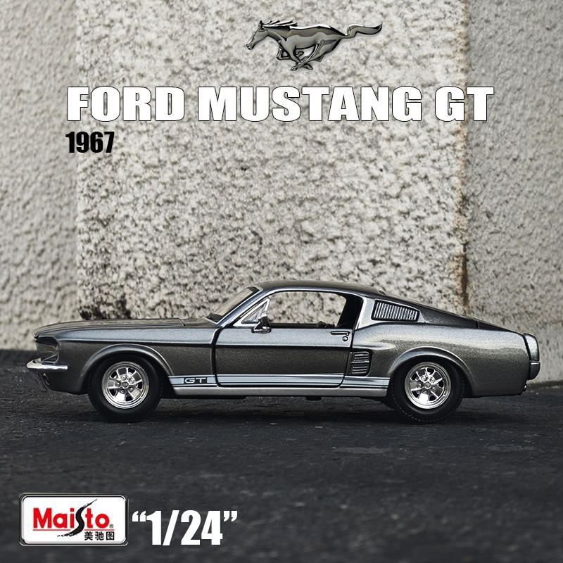 Maisto 1:24 1967 포드 머스탱 GT 합금  - Model Kit Mustang 리뷰 및 가격