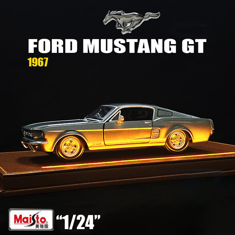Maisto 1:24 1967 포드 머스탱 GT 합금  - Model Kit Mustang 리뷰 및 가격