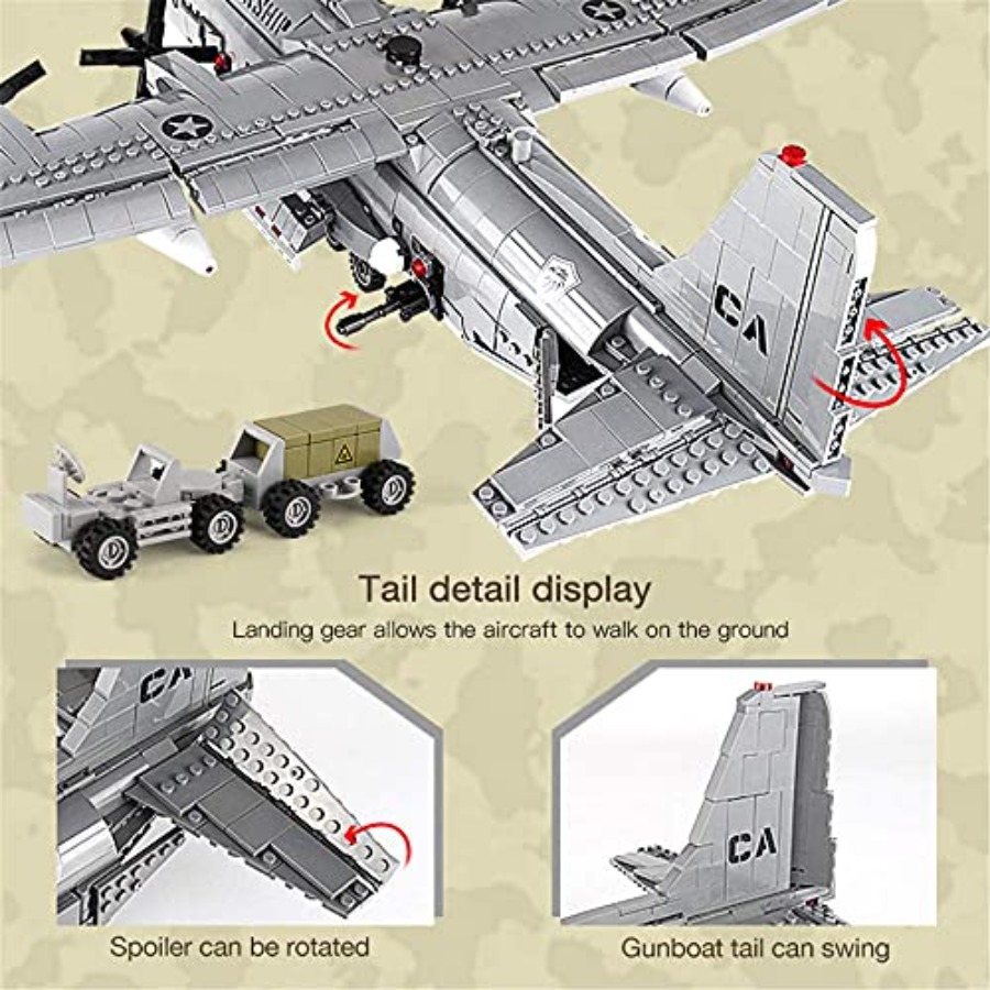 2차 세계대전 군사 전시 모형 키트: AC-130 건쉽 - Model Kit Plane 리뷰 및 가격