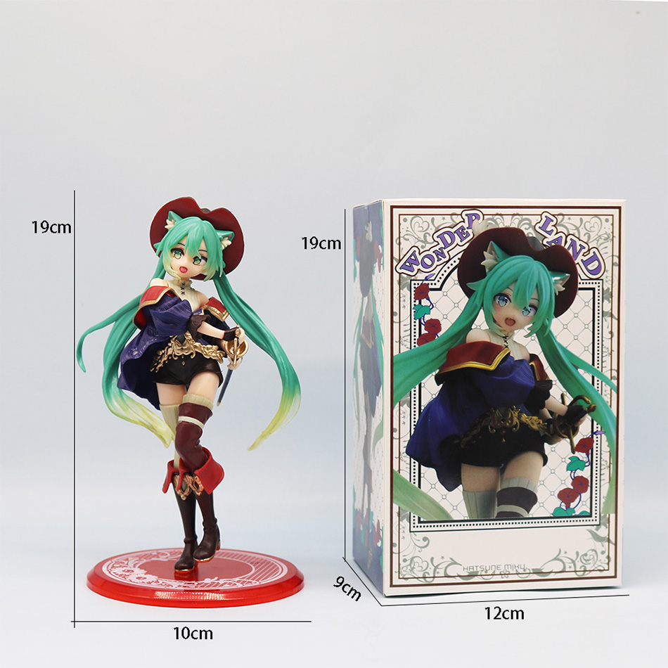 하츠네 미쿠 데스크탑 귀여운 액션 피규어 동화 나라 미 - Model Kit Anime Girl 리뷰 및 가격