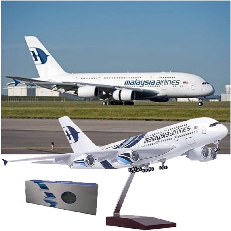 1:160 스케일 말레이시아 항공 A380 금속 비행기 - Model Kit Plane 리뷰 및 가격