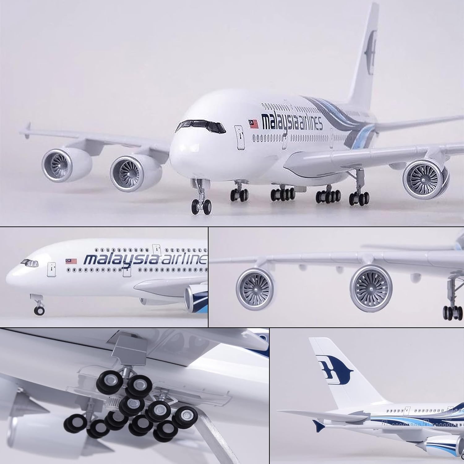 1:160 스케일 말레이시아 항공 A380 금속 비행기 - Model Kit Plane 리뷰 및 가격